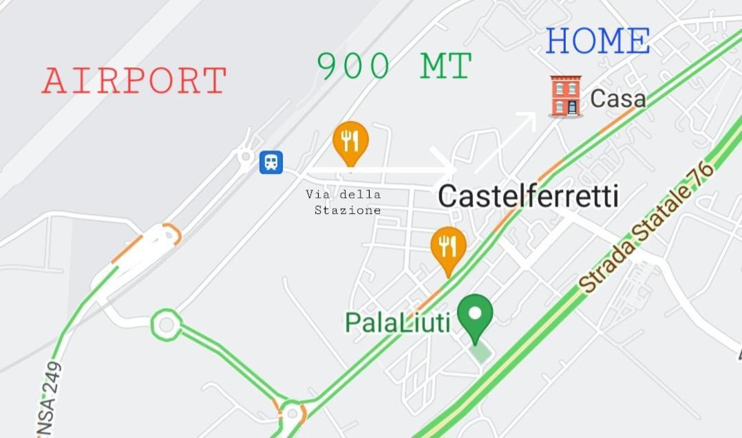 Apartament Al Castello - Aeroporto Delle Marche - Ancona Falconara Marittima Zewnętrze zdjęcie